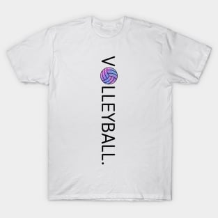 Pink and Purple Volleyball T-Shirt